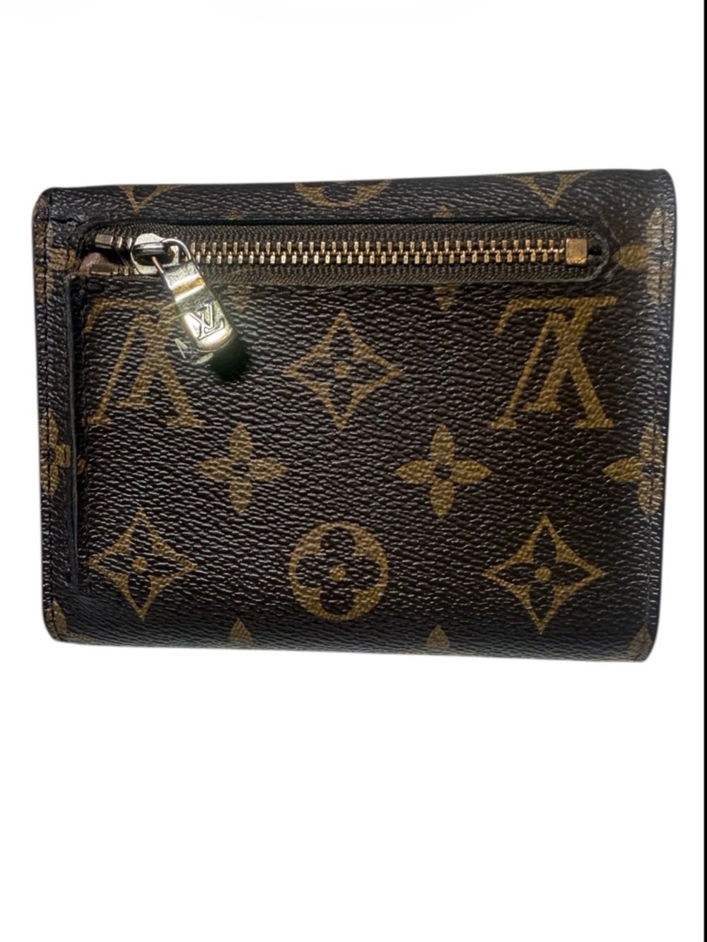 Louis Vuitton Monogram Compact Wallet in Dark Brown with Gold Hardware - Picture 2 of 11